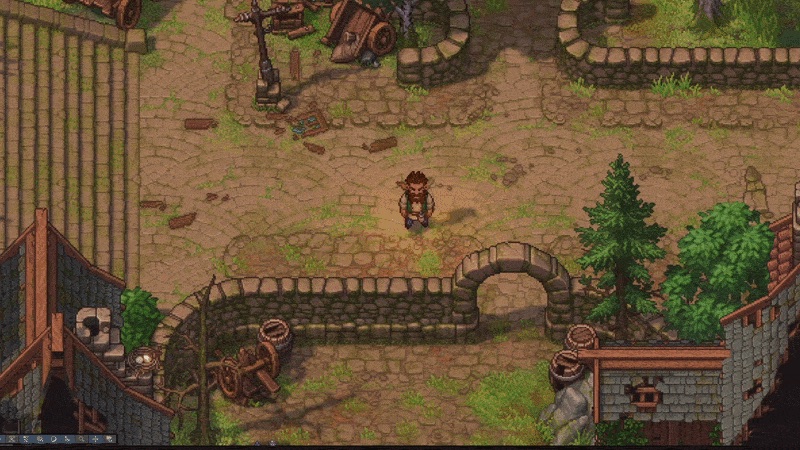 Official Graveyard Keeper 2 developer-log media showing dynamic sunlight and shadows across the game world
