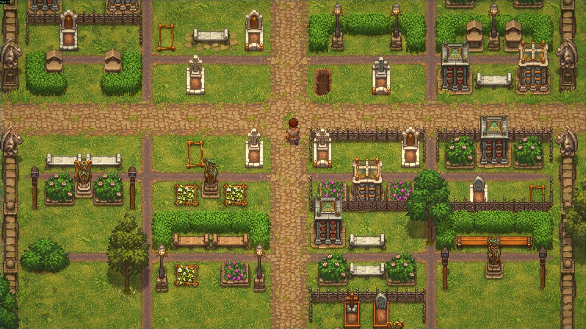 Official Graveyard Keeper 2 developer-log media showing new graveyard module families