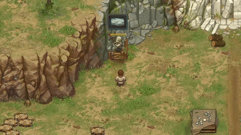 Official Graveyard Keeper 2 developer-log media showing zombie workers operating ordinary workbenches